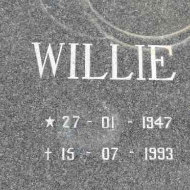 FOURIE Willie 1947-1993 &amp; Bokkie 1947-
