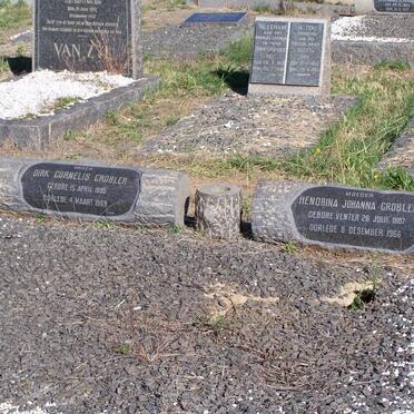 GROBLER Dirk Cornelis 1895-1969 &amp; Hendrina Johanna VENTER 1897-1966