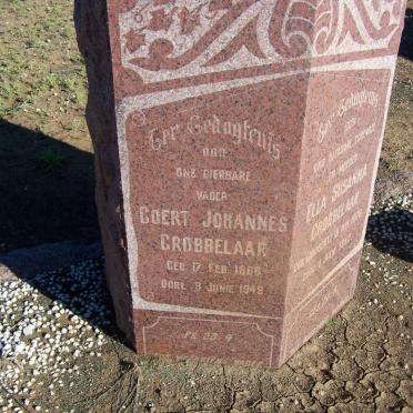 GROBBELAAR Coert Johannes 1866-1949 &amp; Ella Susanna JOUBERT 1876-1942  