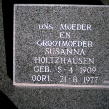 HOLTZHAUSEN Susanna 1909-1977