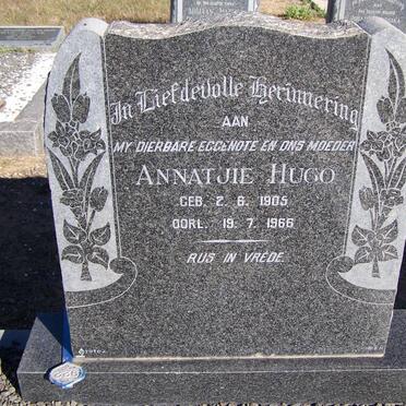 HUGO Annatjie 1905-1966
