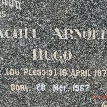 HUGO Rachel Arnolda nee DU PLESSIS 1875-1967