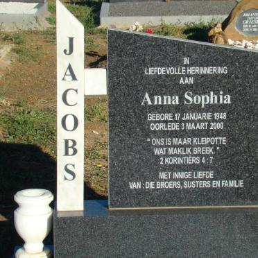 JACOBS Anna Sophia 1948-2000
