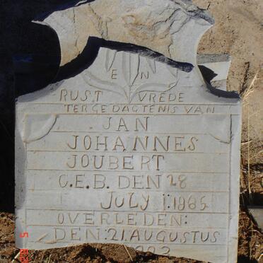 JOUBERT Jan Johannes 1865-?