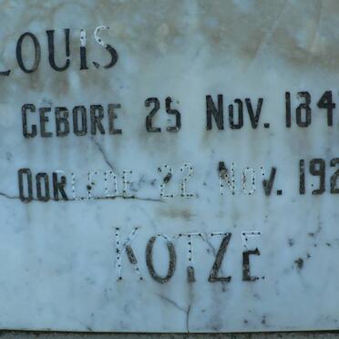 KOTZE Louis 1847-1926