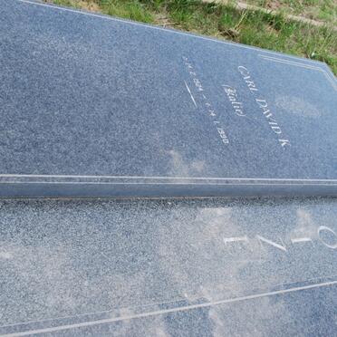 KOTZE Carl David K. 1924-1990
