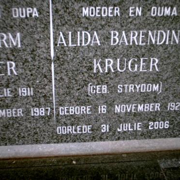 KRUGER Alida Barendina STRYDOM 19-22-2006