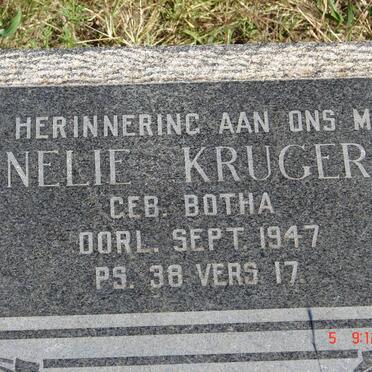 KRUGER Nelie nee BOTHA -1947