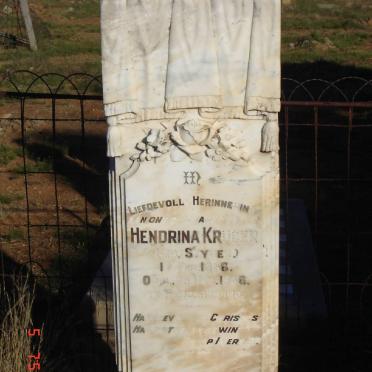 KRUGER Hendrina nee STYGER 1886-1936