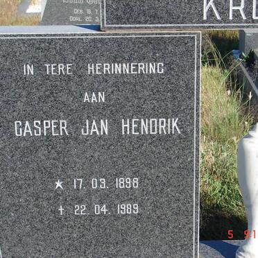 KRUGER Casper Jan Hendrik 1898-1989 &amp; Susara Margaretha ESTERHUYSEN 1904-1993