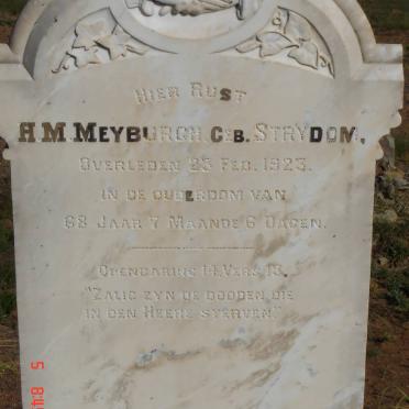 MEYBURGH H.M. nee STRYDOM -1923