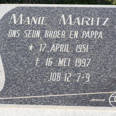 MARITZ Manie 1951-1997