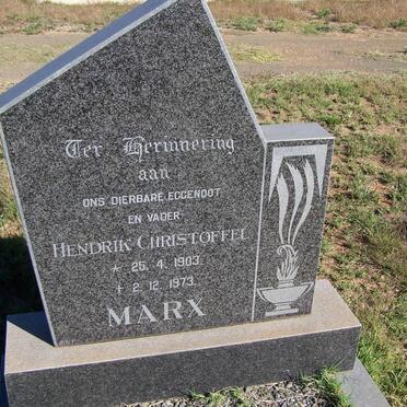 MARX Hendrik Christoffel 1903-1973