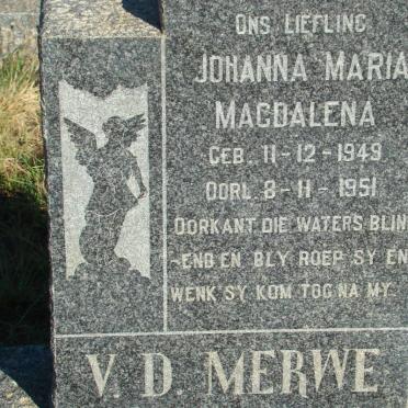 MERWE Johanna Maria Magdalena, v.d. 1949-1951