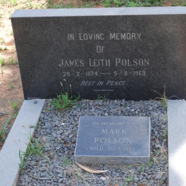 POLSON James Leith 1874-1969 :: POLSON Mark -1972