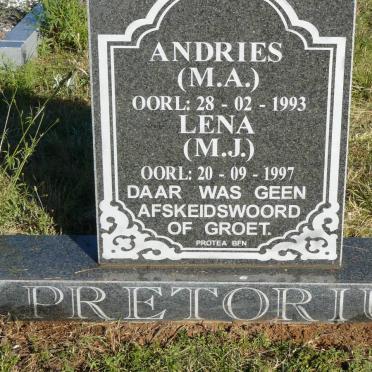 PRETORIUS M.A. -1993 &amp; M.J. -1997
