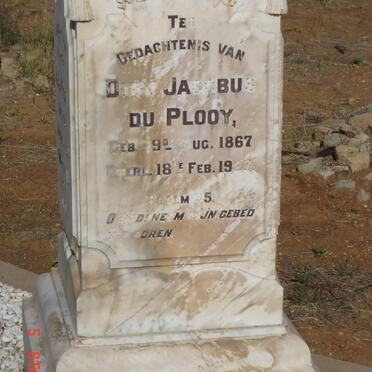 PLOOY Dirk Jacobus, du 1867-1923