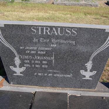 STRAUSS Petrus Johannes 1910-1970