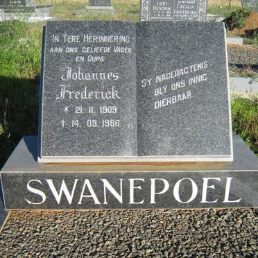 SWANEPOEL Johannes Frederick 1909-1986