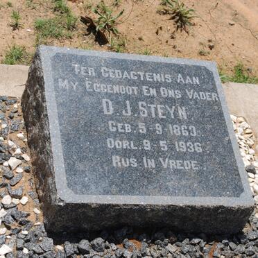STEYN D.J. 1863-1936