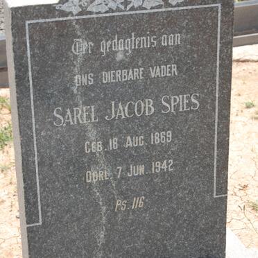 SPIES Sarel Jacob 1869-1942