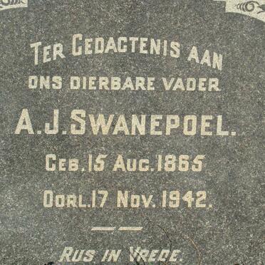 SWANEPOEL A.J. 1865-1942