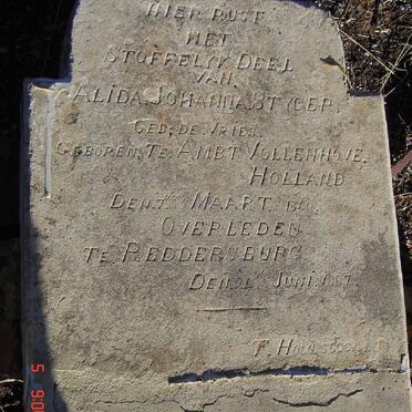 STYGER Alida Johanna nee De VRIES 1840-1887