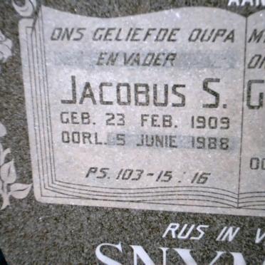 SNYMAN Jacobus S. 1909-1988