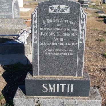 SMITH Jacobus Gerhardus 1898-1942