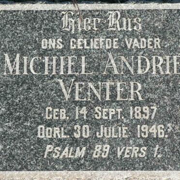 VENTER Michiel Andries 1897-1946