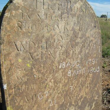 VENTER Andries Albertus 1797-1865
