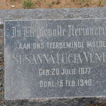 VENTER Susanna Lucia 1877-1948