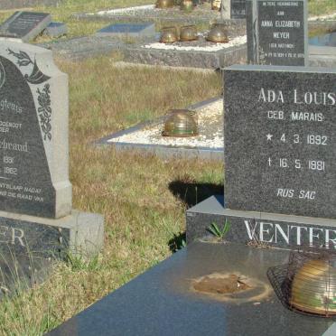 VENTER Ada Louis nee MARAIS 1892-1981