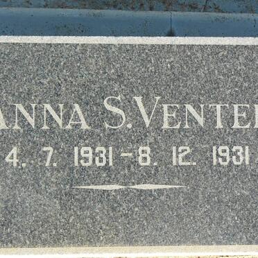 VENTER Anna S. 1931-1931