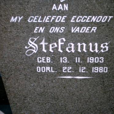 VENTER Stefanus 1903-1980 &amp; Magdalena H. HAASBROEK 1909-