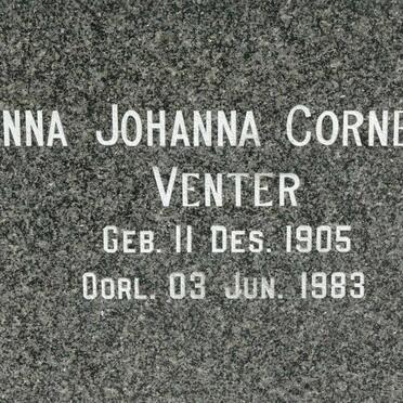 VENTER Anna Johanna Cornelia 1905-1983