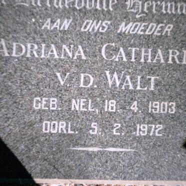 WALT Adriana Catharina, v.d. 1903-1972