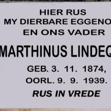 LINDEQUE Marthinus 1874-1939