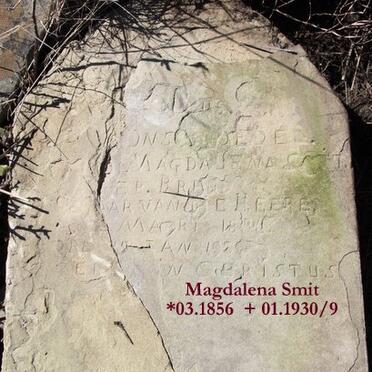 SMIT Magdalena nee BREE 1856-193?