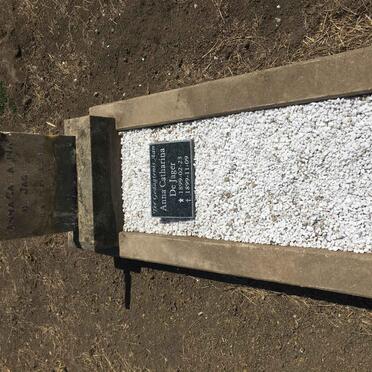 JAGER Anna Catharina, de 1899-1899