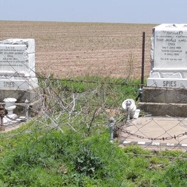 Free State, REITZ district, Sonneblom 422, farm cemetery