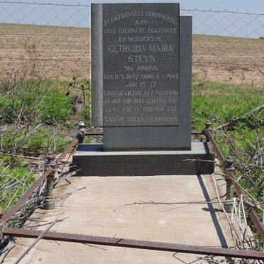 STEYN Getruida Maria nee SIMONS 1897-1945 