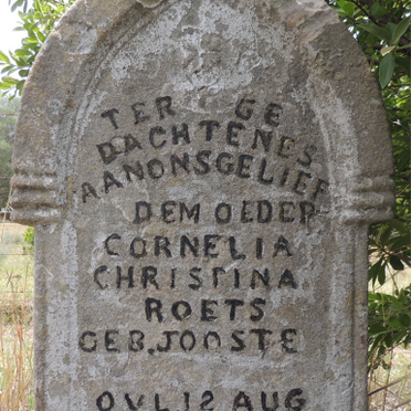 ROETS Cornelia Christina nee JOOSTE -1886