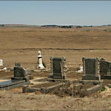 Free State, REITZ district, Vischgat 1162, farm cemetery