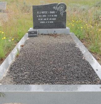 KOTZE B.J. 1926-1992