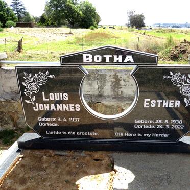 BOTHA Louis Johannes 1937- & Esther 1938-2022