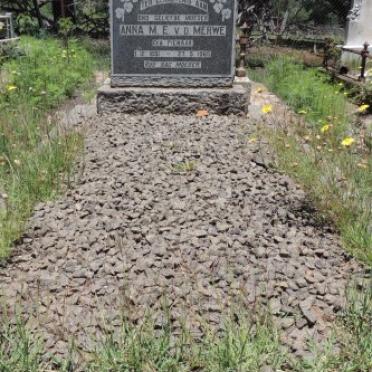 MERWE Anna M.E., v.d. nee PIENAAR 1891-1965 
