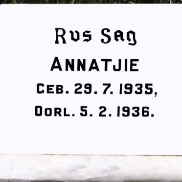 FOURIE Annatjie 1935-1936