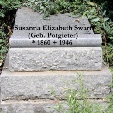 SWART Susanna Elizabeth nee POTGIETER 1860-1946