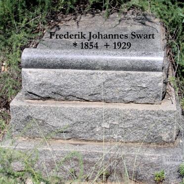 SWART Frederik Johannes 1854-1929